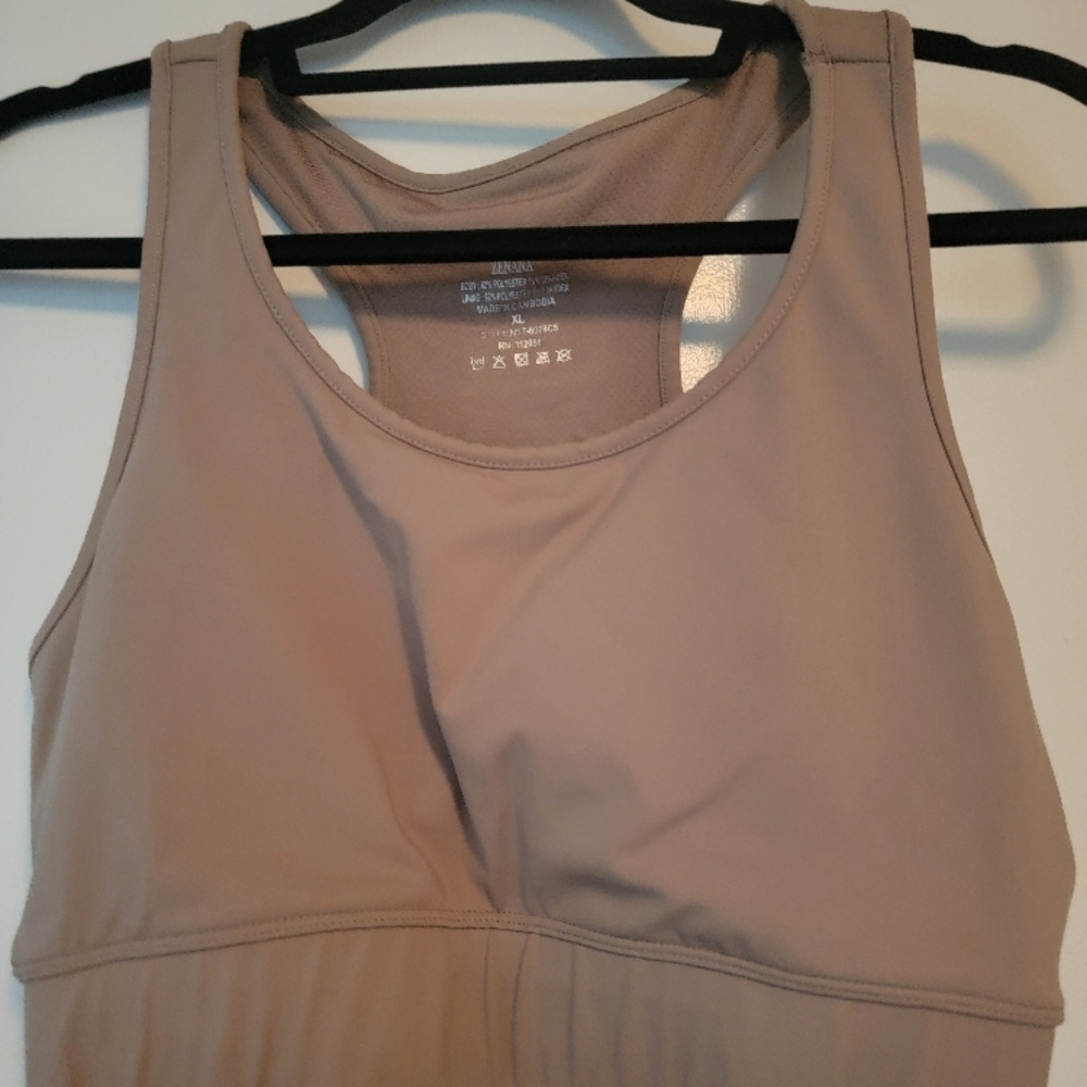 Black Friday, FREE SHIPPING Zenana Beige Sports Bra